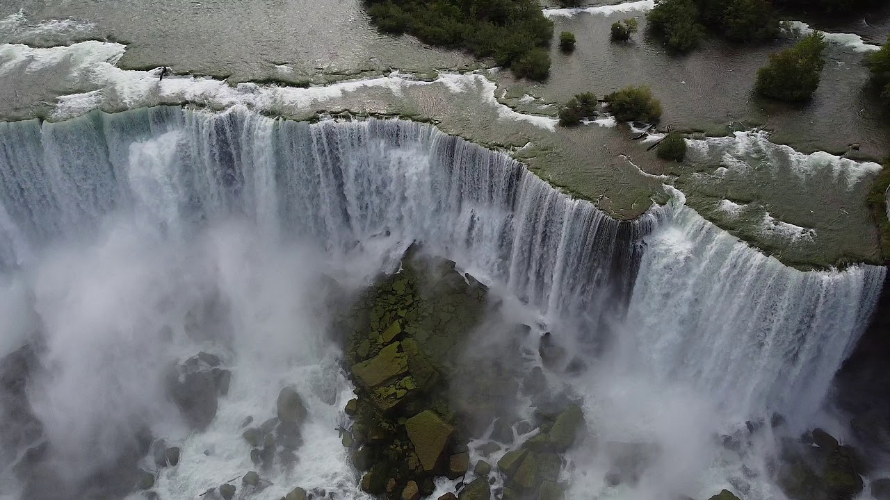 Niagara falls drone